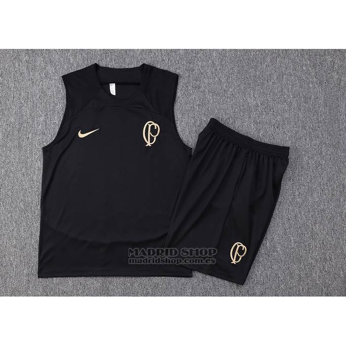 Chandal del Corinthians Sin Mangas 2023-2024 Negro